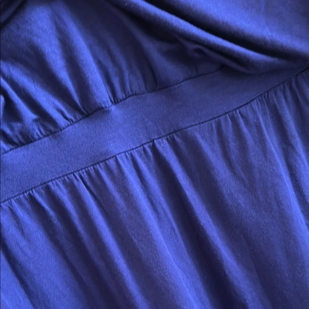 Scoop NYC Dark Purple Draped Dress